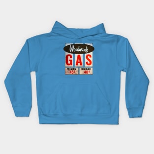 ⛽ Woodwards Gas ⛽ Retro circa Kids Hoodie